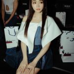 Jenny Cheng Instagram - @huangdamur @damur.fashion 「穿上#DAMUR，成為自己的藝術品。」 Outfit @huangdamur Jewelry @bulgari Hair @signs0303 Makeup @90jollymakeup Photographer @rockykao456 #DAMUR #AW24TPEFW #taipeifashionweek