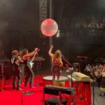 Jenny Lewis Instagram - back in nash for a few days before joining @beck & @wearephoenix @sirchloe JOY’ALL tour cont…. w/ @cassmccombs @amarillohighway 1) gummy bear factory @haribousa B). rare view 3). werk @megbrittcole 4). GUNS @naftheband 5). haunted balloon 🎈 6). channeling karen black w @cassmccombs 7 ). my note & photos to @theatlantis_dc & @930club 8). LOVE 9). eating my own face 10). more quiet jams in the dressing room