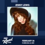 Jenny Lewis Instagram – stoked to play @jimmykimmellive 
on monday 2/26 with my 🔥 band 
@megbrittcole @nicolelawrence___ @ryanmadora @iamjessnolan 
before we hit the road for sandy eggo & beyond ! 
thanks to jimmy for having me on the show again!  BLESS! 
ps have you seen my xmas bit from @jimmykimmellive with @megadeth from a few years back?