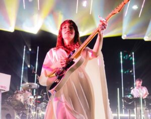 Jenny Lewis Instagram - so far 
so FUN! 
@postalservicemusic 
i love my dads  @jimmytamborello @gibbstack @deathcabforcutie 
BLESS! 
fits by @rodarte