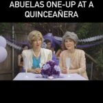 Jenny Lorenzo Instagram - Which Abuela wins this round? 👵🏼💥👵🏽 @elviscrespolive #abuela #latinamoms #latinagrandma #latinasbelike #growinguphispanic #latinosbelike #quinceanera