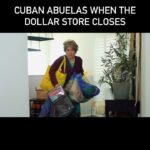Jenny Lorenzo Instagram - This is how Abuela handles things when her beloved dollar store shuts its doors. #latinosbelike #99centstore #dollarstore #cubanabuela #latinamoms #latinamomsbelike #latinomemes