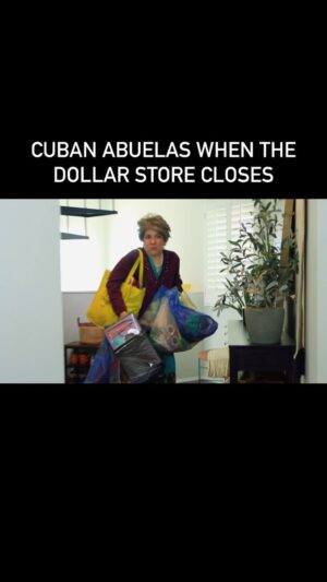 Jenny Lorenzo Instagram - This is how Abuela handles things when her beloved dollar store shuts its doors.
 
#latinosbelike #99centstore #dollarstore #cubanabuela #latinamoms #latinamomsbelike #latinomemes