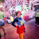 Jenny Lorenzo Instagram - Ran my first Disneyland 5k with @graciehorwitz! 🏅🏃🏻‍♀️ Snow White and Rapunzel suits provided by @theadventureeffect 👑🩱