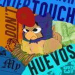 Jenny Lorenzo Instagram - Cage-free but she still crazy 🥚 Trailer dropping next week. #pollopunch #illustration #gallos #chickensofinstagram #miami #animation #chickens #cagefree #eggs #huevos