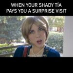 Jenny Lorenzo Instagram - We all know that tÍa who’s a compulsive liar, compares you to your cousins, and likes to throw shade any chance she gets. 💅🏼 #latinosbelike #latinocomedy #growinguphispanic #abuelasfamily #shadyaunt #auntielife #auntie #miamiaf #latinomemes