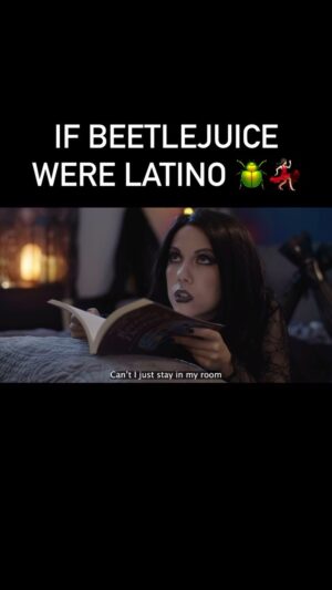 Jenny Lorenzo Instagram - Growing up in a Latino household meant hiding in your room to avoid saying hi to your mom’s visita (guests). But in Jasleiney’s case, she’s able to call upon the Ghost with the Most to help her out of this mess in this Beetlejuice parody with a Latino twist.

ARE YOU EXCITED FOR BEETLEJUICE BEETLEJUICE TO HIT THEATRES?? 

#latinosbelike #latinocomedy #beetlejuice #beetlejuicebeetlejuice #timburton #lydiadeetz #latinamoms #latinamomsbelike #growinguphispanic #growingupcuban #warnerbrothers #movieparody #filmparody