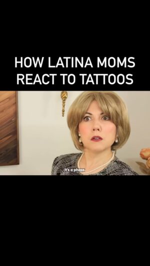Jenny Lorenzo Instagram - When I was a kid, I used to try to harden my outward niña linda appearance by wearing fake tattoo stickers on my arms. But what if it was a REAL tattoo? How would your Latina mom react?? 

#Latinosbelike #growinguphispanic #latinomemes #latinocomedy #latinamomsbelike #latinamoms #tattoos