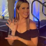 Jenny Taft Instagram – Dressed up in NYC for @cynopsismedia awards 🤍 such a special and fun night!