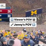 Jenny Taft Instagram - See what the Michigan field storm was like from @jennytaft’s POV 👏🏟️