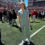 Jenny Taft Instagram - Spring football? Yes please. 🏈 Full look @evereveofficial #everevestyle