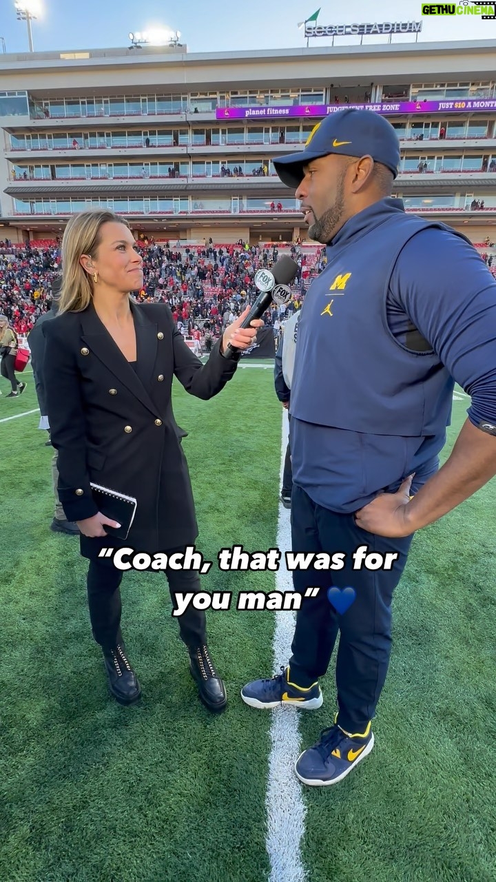 Jenny Taft Instagram - Historic win for Sherrone Moore and @umichfootball 🤩🔥👏