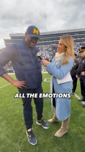 Jenny Taft Instagram - What a moment for Sherrone Moore 🙏