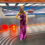 Jenny Taft Instagram – College Hoops Saturday 💜