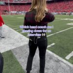 Jenny Taft Instagram – One of my favorite parts of the job! 🏃‍♀️ 

#workinsports #sportsreporter #cfb #football