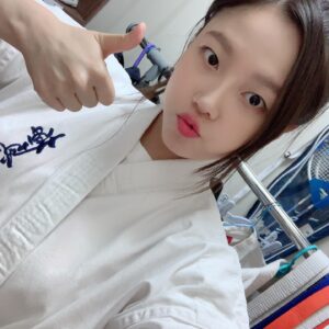 Jeong Da-eun Instagram - 안녕 양채영😭 #공수도