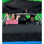 Jeong Hye-young Instagram - 작년 가을 1980년대로 갔던 크로마키 촬영 현장 🎥 차 씬 ^^
