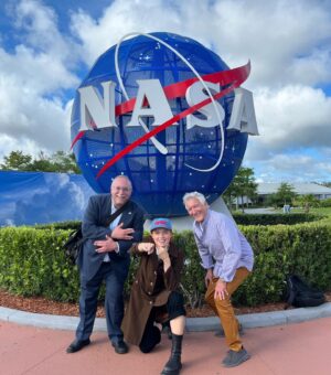 Jess Bush Instagram - Evidence of my life peaking @nasa @redwire_space @ac_charania @morgan.gendel @mercury___________________