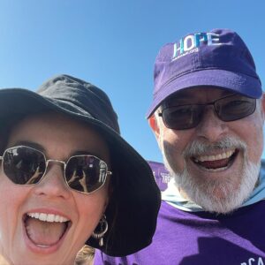 Jess Bush Instagram - What’s good LA @pancan @jonathansfrakes #pancanpurplestride