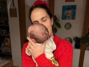 Jessica Brown Findlay Instagram - The first with you here. But in many ways not the first x 👯‍♂️💕👯‍♂️ happy every kind of Mothers Day.