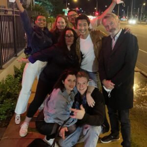 Jessica De Gouw Instagram - It happened.. I found the best ones. These humans have my whole heart. Yes, these slides end in a blur.. it is perfectly appropriate  #ThePortableDoor is gonna be pure magic ✨🎬✨ #jimhenson