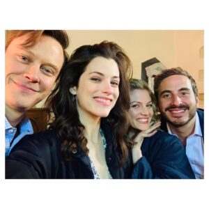 Jessica De Gouw Instagram - Look, we had a pretty ok time making this show, and I hope you (Australia) are having a pretty ok time watching it on @10playau 
For the UK, #TheSecretsSheKeeps is coming soon to @bbc and in the US to @sundancenow 
Here we all are, blissful in our pre social distancing creative world.  #StayHome and happy bingeing xx
