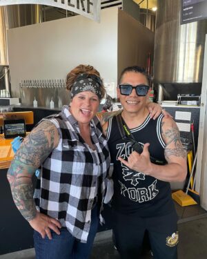 Jessica Kresa Instagram - Great seeing @juventudguerrera such an awesome person!!!!! @mw_allstar @blackstackbrewing