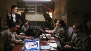 Jessica Paré Instagram - “GUYS. Large GF pie with vegan cheese - do we want vegan pepperoni or no?!” New ep tonight @cbstv @sealteamcbs