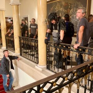Jessica Paré Instagram - I’m not in tonight’s episode (Mandy’s working on something big) but here are a few bts from Belgrade. 💜