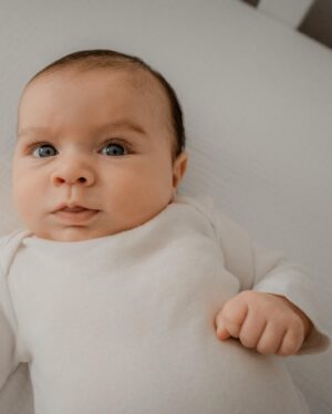Jessica Tyler Instagram - little A is 3 months & time has never been more precious 🤎💫