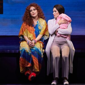 Jessica Vosk Instagram - Tomorrow is the moment we finally open this massive production of BEACHES. It’s the role of a lifetime; the dream of a lifetime; it’s a beast. I’m only offstage for 14 minutes total. Your girl is working. And loving every second. Also, peep the corset.