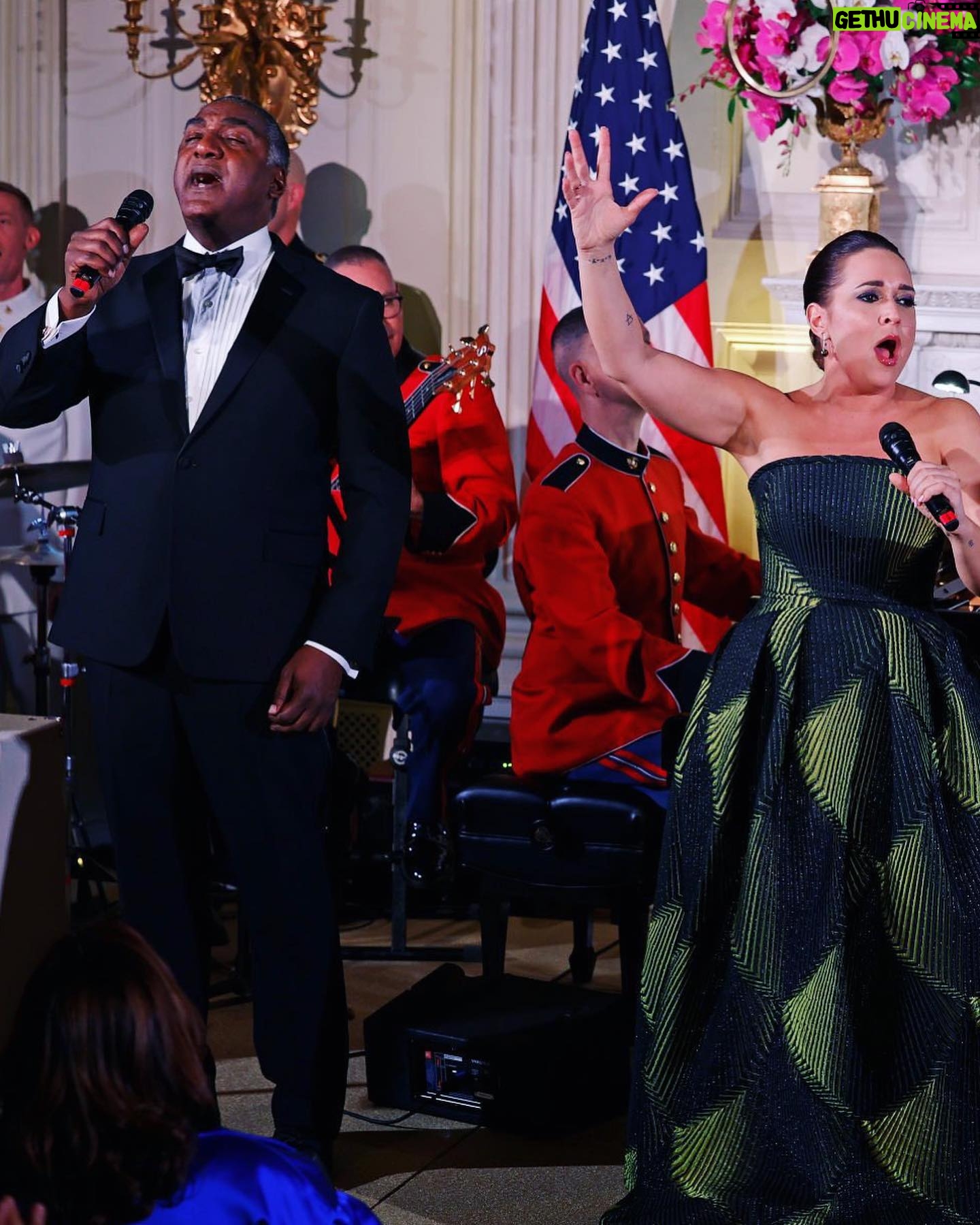 Jessica Vosk - 14.7K Likes - Is it weird I’m deceased now?
#whitehouse #statedinner #funnygirl #broadway #president
Dress: @alexteih_studio
Jewels: @brokenenglishjewelry
Heels: @sam_edelman
Styled: @dassonvogue
Makeup: @erwinkarmagomez
Hair: Nariye Hiraoglu
