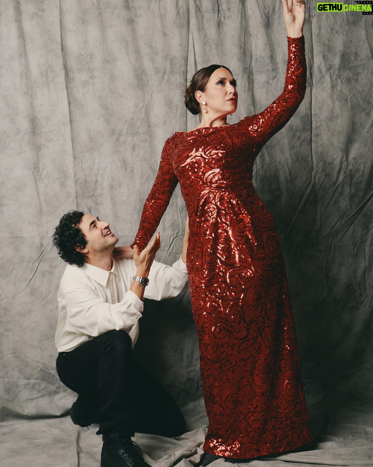 Jessica Vosk - 11.3K Likes - When I asked Zac Posen to design a few custom pieces for Carnegie Hall, I crossed my fingers he’d say yes. Now, I’m no model…and have my fair share of body issues that make me want to crawl into a hole most days…but you know what Zac does magically and like nobody else? He knows how to make you feel beautiful, and how to take every line, every stitch and make it work for your body specifically. I felt like a million (and a half) bucks. He’s a master at his craft, and I’m forever a fan of his work. But mostly, I’m so thankful to call him a friend for so many years now. Thank you for always remaining in my corner, Zac. I adore you.
Lensed by @jennyandersonphoto pre-show.