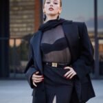 Jessica Alexander Instagram - thank you for having me in berlin @ysl @anthonyvaccarello 🖤