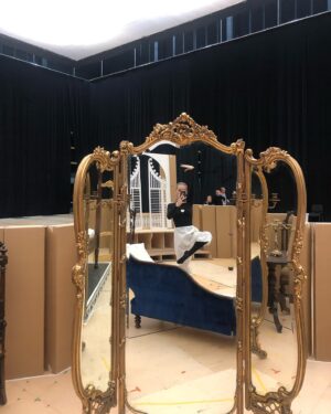 Jessica Alexander Instagram - some more bts & memories 🪸<3 p.s. I just loved this tiny paper set model of vanessa’s bedroom sm !!