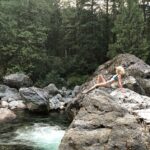 Jessica Amlee Instagram - 📍🏔💦 #happycamper yo, call me skinny one more time I dare ya bro