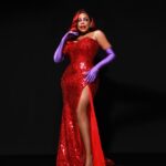 Jessica Betts Instagram - “Jessica’s” Rabbit 🎃 Styling @bryonjavar Costume design @dashonebydash Make up @patrickstarrr Hair @touchedbytj_ Barber @cleantcutz Photo @tyrenredd