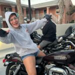Jessica Eye Instagram - Weeee 🏄‍♀️. . . #harleydavidson #sportster #bikelife #florida #daytonabikeweek2023 #jessicaevileye #jessicaeye #ilovemotorcycles