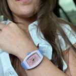 Jessica Eye Instagram - Classy watch for a classy woman @daviselvin_watch 💟. . . #watches #purple #fashion #daviselvinwatch #daviselvin #ufc276 #jessicaevileye #watchesofinstagram #ohio #lasvegas