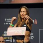 Jessica Eye Instagram – Fight day @ufc 
.
.
#jessicaevileye #ufc276
📸 @photoamy33