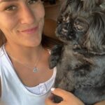 Jessica Eye Instagram – Super excited about my Birthday/ Retirement vacation tomorrow but I’m not excited about leaving this one again @thazmyshih . Athena and Diego dont worry mommas coming back after Mexico to spend all the time with you 🧡🖤 
.
.
#athena #myshihtzu #jessicaevileye #ilovemydog #cabo #mexico #blackdogsofinstagram  #lovemydogs