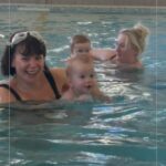 Jessica Fox Instagram – Progress report! River is coming on loads @waterbabies and @lets_teach_your_baby_to_swim – its one of my our favourite times of the week 💙 #pr