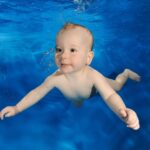 Jessica Fox Instagram - My very own Nirvana baby thanks to @lets_teach_your_baby_to_swim and @waterbabies 💙💙💙 #pr