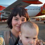 Jessica Fox Instagram - Solo Flying with 1 year old? Completed it mate.