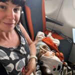Jessica Fox Instagram - Solo Flying with 1 year old? Completed it mate.