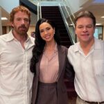 Jessica Green Instagram - Still pinching myself that I got to act in a few scenes with these guys! A little cameo but nonetheless, I’m still so proud to be a part of this movie and this CAST. 🤤 Acting alongside and being directed by Ben and Matt has been a dream come true. This movie is epic: April 5th, hope you enjoy 😊 @airmovie