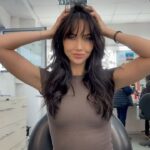 Jessica Green Instagram - Been on DND. Having too much fun… Oh and Im a bangs girlie now.