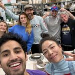 Jessica Harmon Instagram - Family xmas pottery destruction. @mudlab.ca let us take over their studio, eat all the cheese, drink all the champagne and pretend we knew the first thing about making.. art? We’re basically masters now. Can’t recommend this place or these people enough, really great gift idea, just saying. It was my idea so obviously it’s amazing but honestly it is amazing. We love you @andresxjoseph and @jennkhoe you magical unicorns