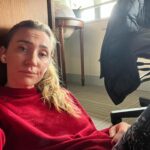 Jessica Harmon Instagram - Normalizing hiding under your desk when you’re struggling but too busy to stop.. this isn’t a post about needing help, I’m fine. Its just a reminder that not everything on here is real life so if you’re having a hard day, you’re not alone. ❤️
