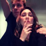 Jessica Harmon Instagram - The camera loves us. We may have slipped it a twenty. 📸 🌭⛸🎯🚀 @kriswoznesensky